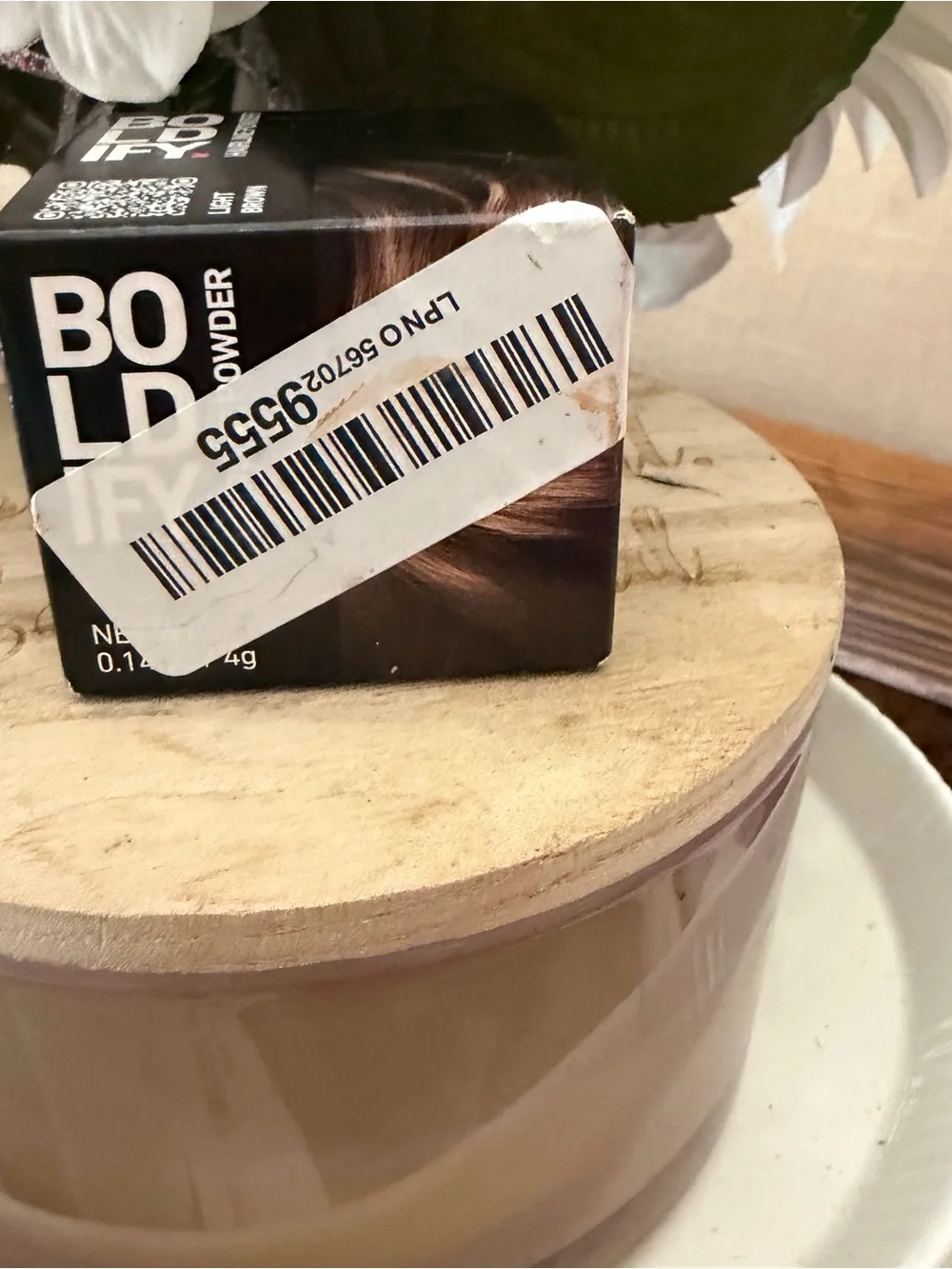 Boldify Hairline Powder Fills in Sparse Areas of Hair, Light Brown NIB exp. 5/28